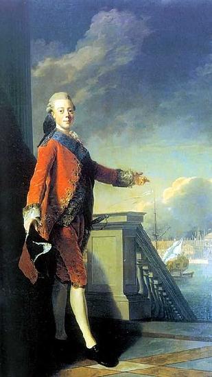 Alexandre Roslin Portrait of Grand Prince Paul Petrovich Sweden oil painting art